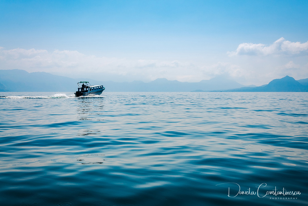 Going into the mist at Lake Atitlan